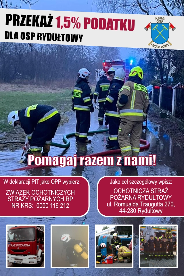 Plakat 1,5% OSP 2025